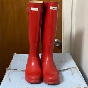 Red Hunter Boots